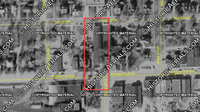 Pigeon Lanes - 1955 Aerial